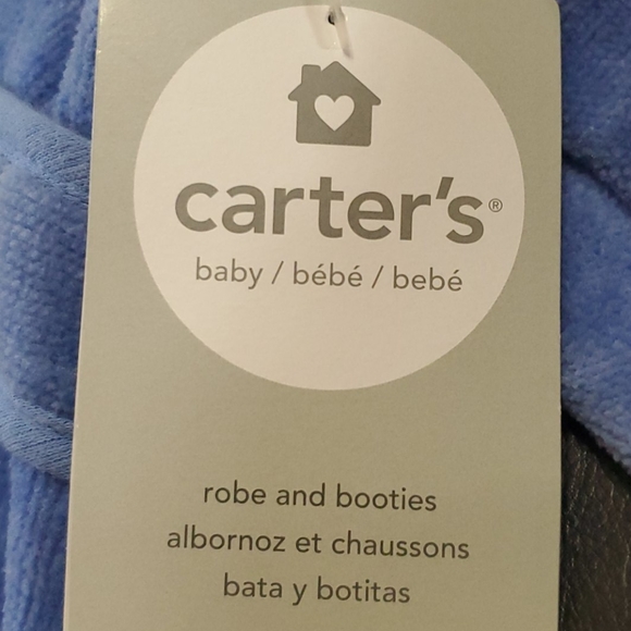 carters Alligator Robe & Bootie Set - Picture 6 of 6